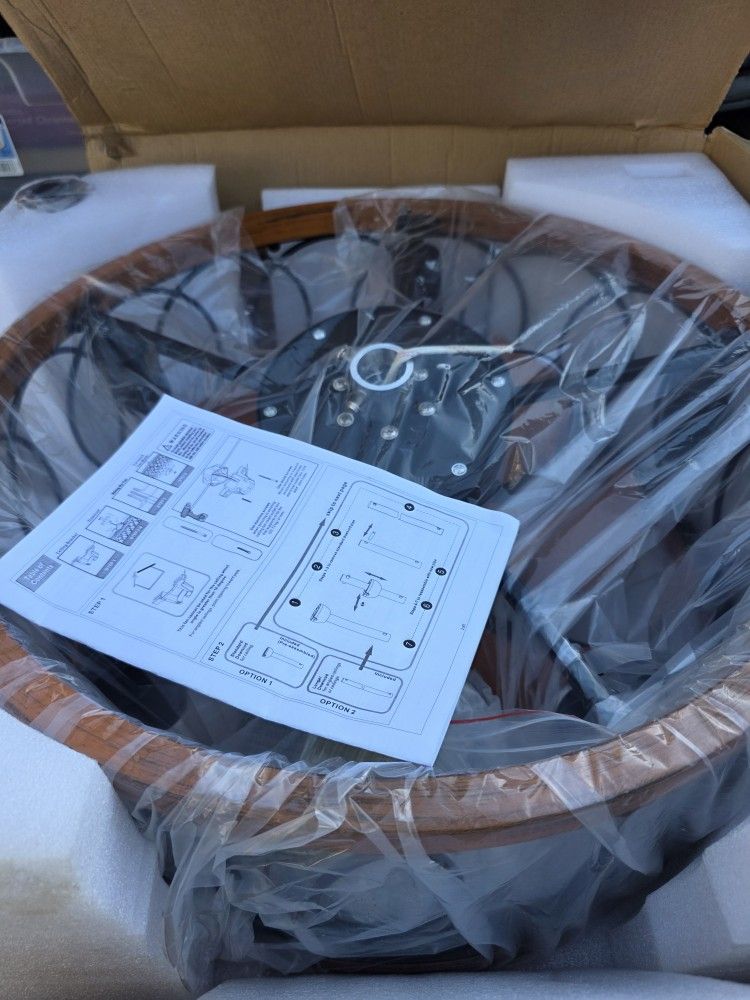 20" Caged Ceiling Fan Brand New