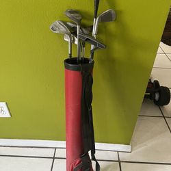 Golf Clubs And Bag