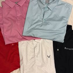 Callaway & Nike golf polos