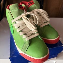 Nike sb blazer green spark