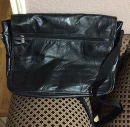 Brandnew real leather messenger bag