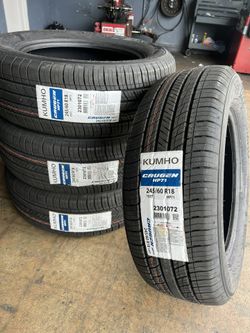 245/60/18 KUMHO CRUGEN  ( 4 NEW TIRES ) INCLUDED INSTALLATION & BALANCED ✅