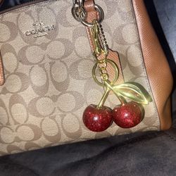 Cherry charm for purse