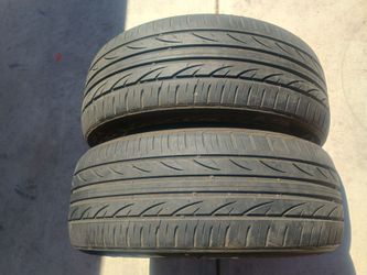 215/55/17 LEXANI LX UHP 7 85% TREAD DOT 34/24 SET OF 2 MATCHING TIRES EXCELLENT CONDITION