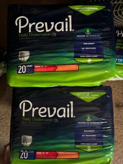 Prevail Adult Diapers Med