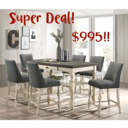 NEW COUNTER HEIGHT DINING SET!