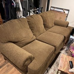 Brown 8ft Couch