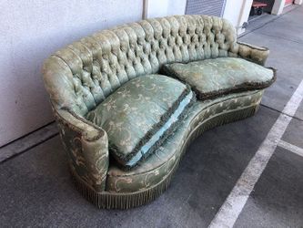 Victorian kidney bean shape sofa