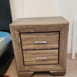 New Taupe Nightstand