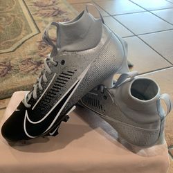 Nike Vapor Edge Pro 360 2 "Black/Silver" Men's Football Cleats (Sizes: 12, 13)