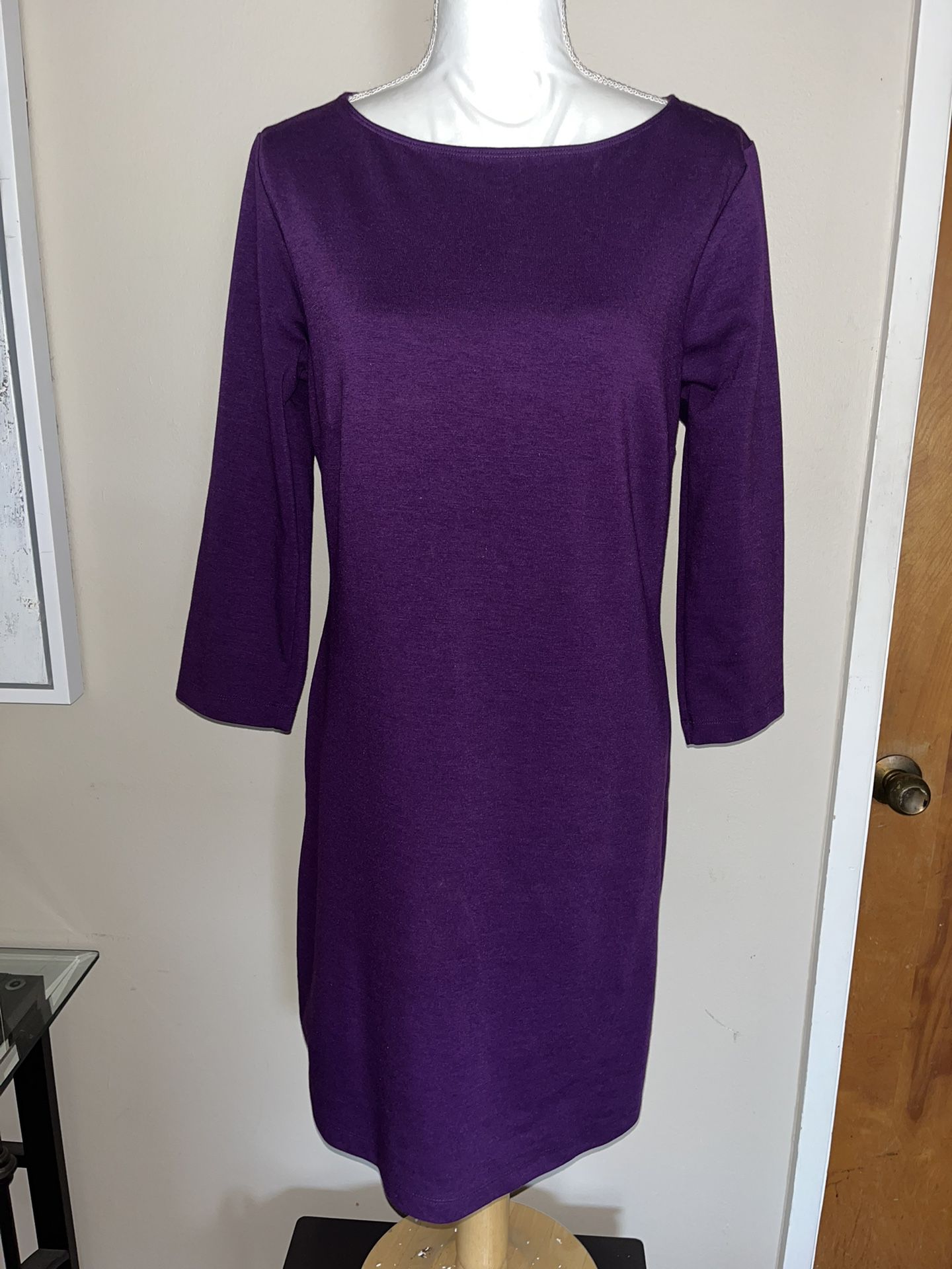 Pretty New York & Company Purple Dress Size Medium