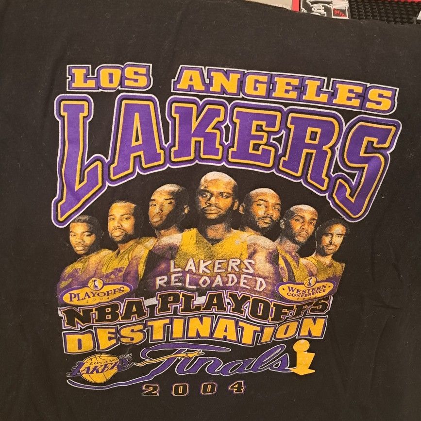 Vintage Lakers Championship 2009 Shirts Both Large for Sale in La Habra  Heights, CA - OfferUp