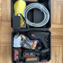 Cordless Pressure Washer Set