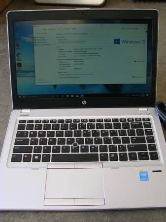 HP Folio 9470M 14" Laptop Core i5 1.8Ghz 4GB 250GB SSD Win10 PRO 

