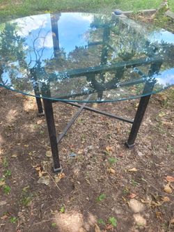 Glass Top Table
