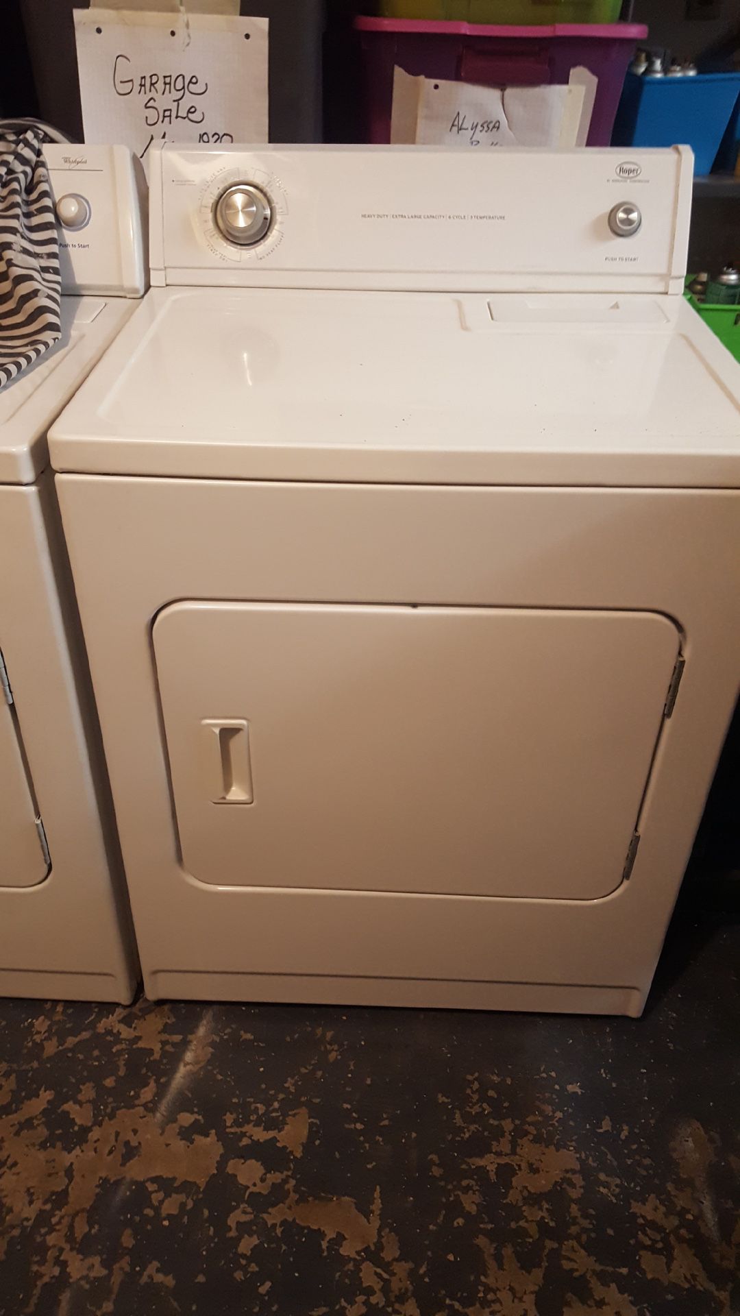 Roper clothes dryer (electric). Completely reconditioned