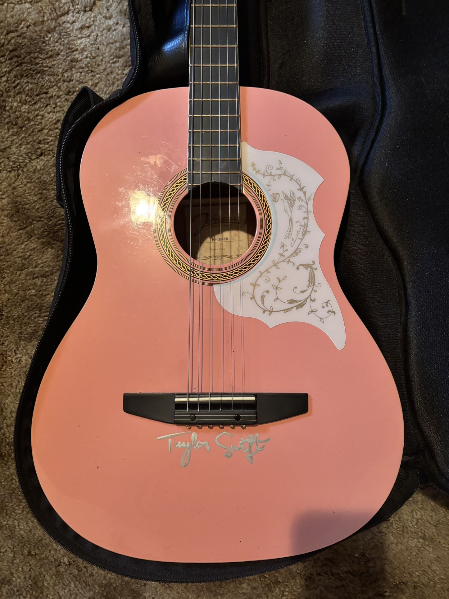 Light Pink Junior Guitar
