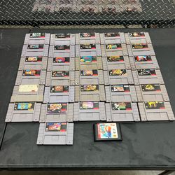 Super Nintendo Vintage Video Games SNES Authentic Cartridges Retro READ DESCRIPTION