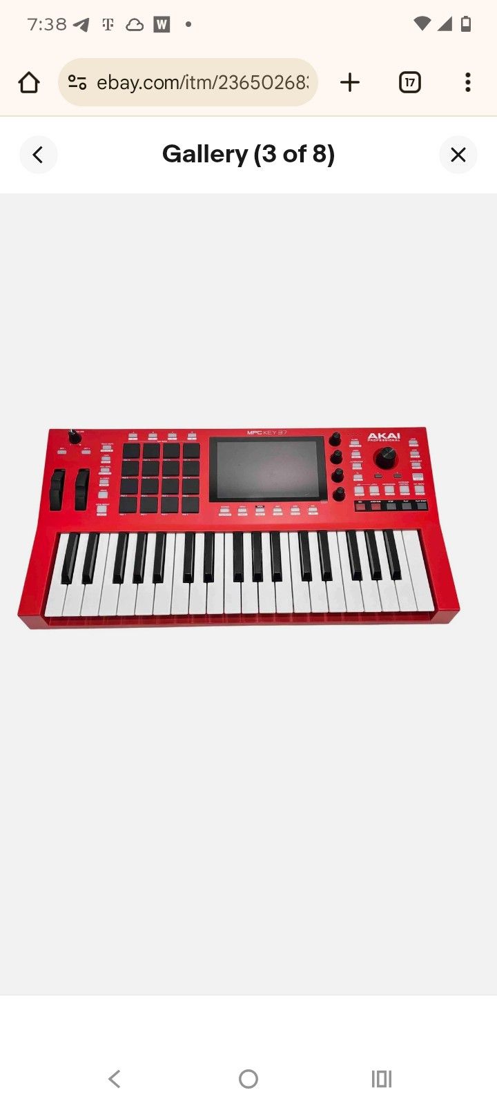 Akai Professional MPC Key 37 Production Synthesizer
Brand New Open Box