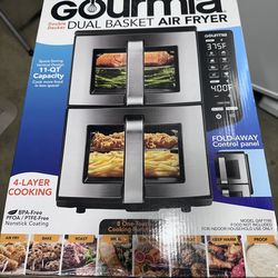 New and sealed Gourmia Dual 11 Quart Air fryer