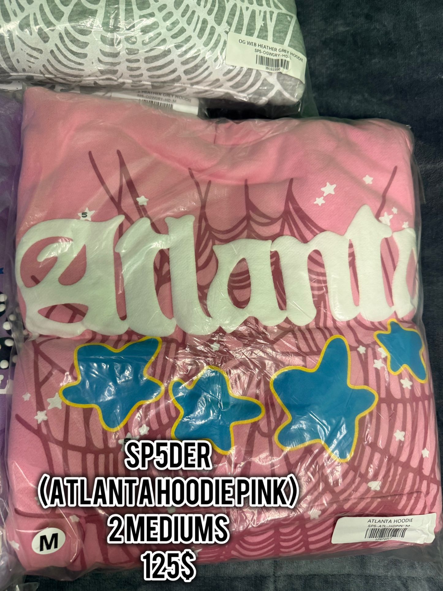 atlanta hoodie pink 