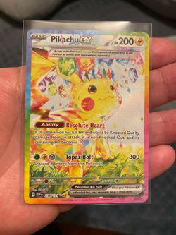 Pikachu EX SIR FULL ART