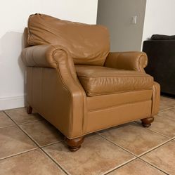 Leather Armchair – Camel Color – Great Condition