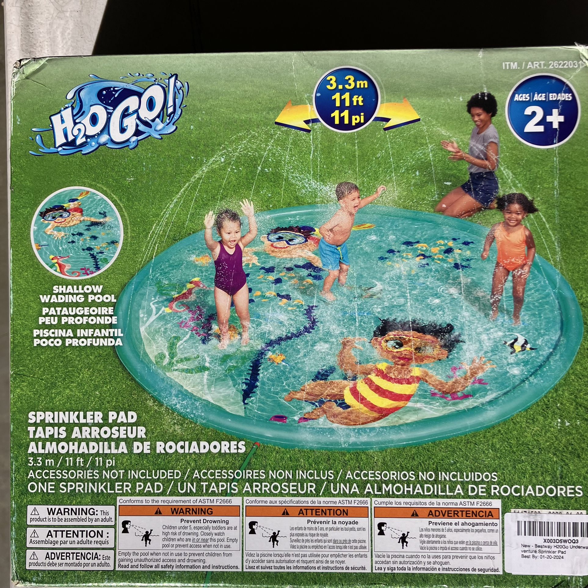 Bestway H20 Go Underwater Adventure Sprinkler Pad
