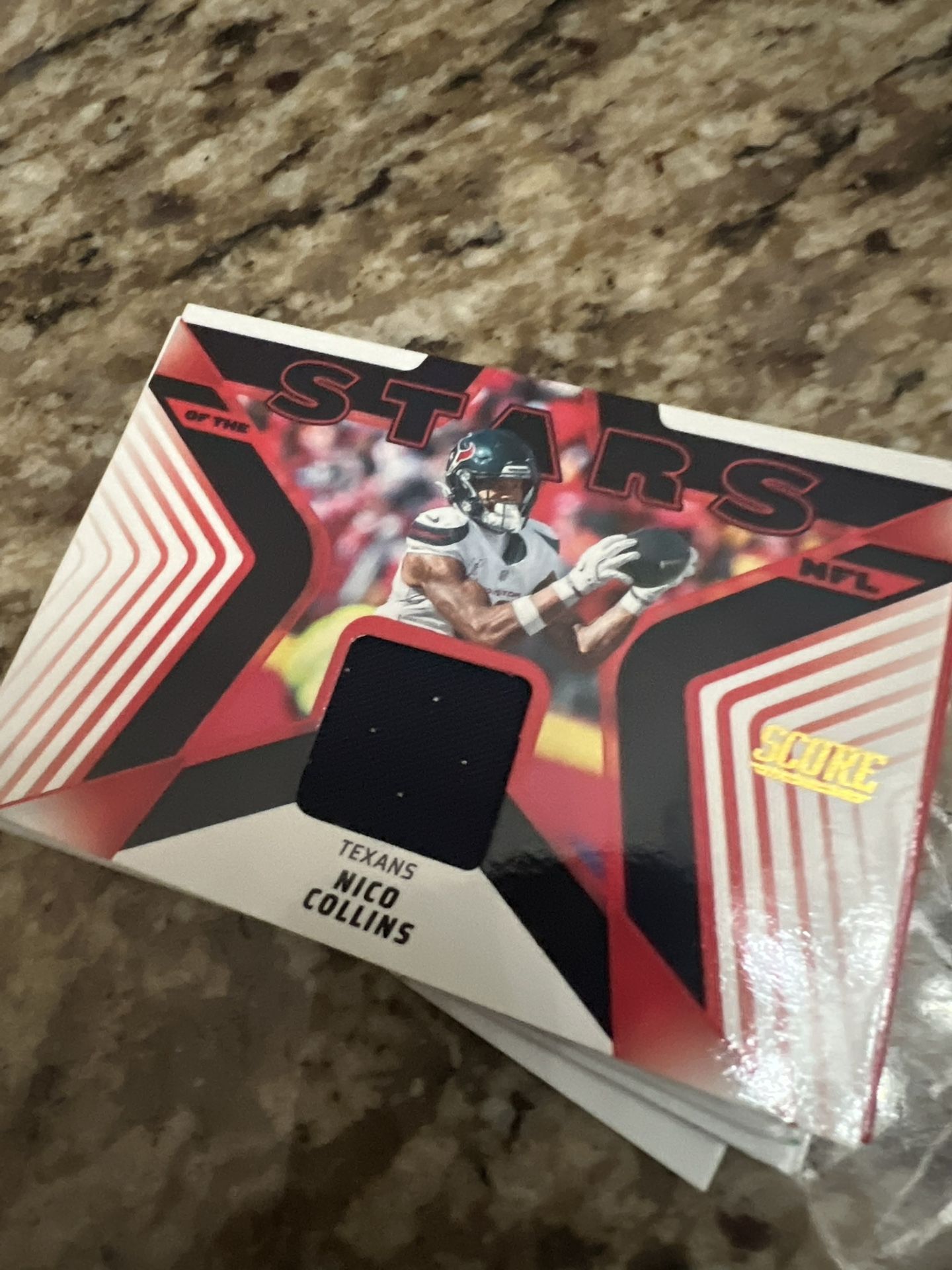 Nico Collins Jersey Card