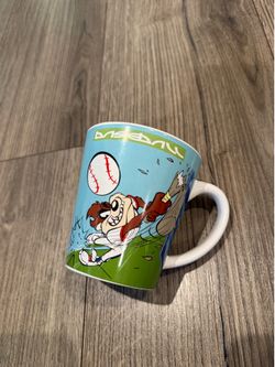 Looney Tunes Tasmanian Devil Ceramic Coffee Mug Multicolor