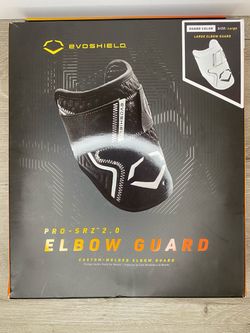 Evoshield PRO-SRZ 2.0 Baseball/Softball Batters Elbow Guard - White - Large New