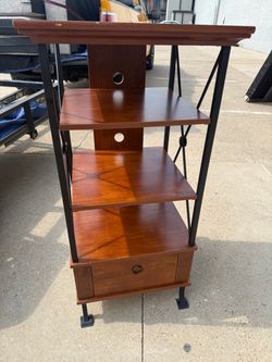 Wood & Metal Media / Entertainment Stand