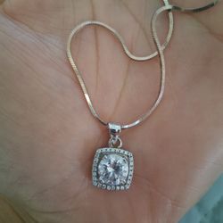 925 Sterling Silver Necklace with Pendant