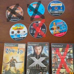 playstation 2 games $5 each