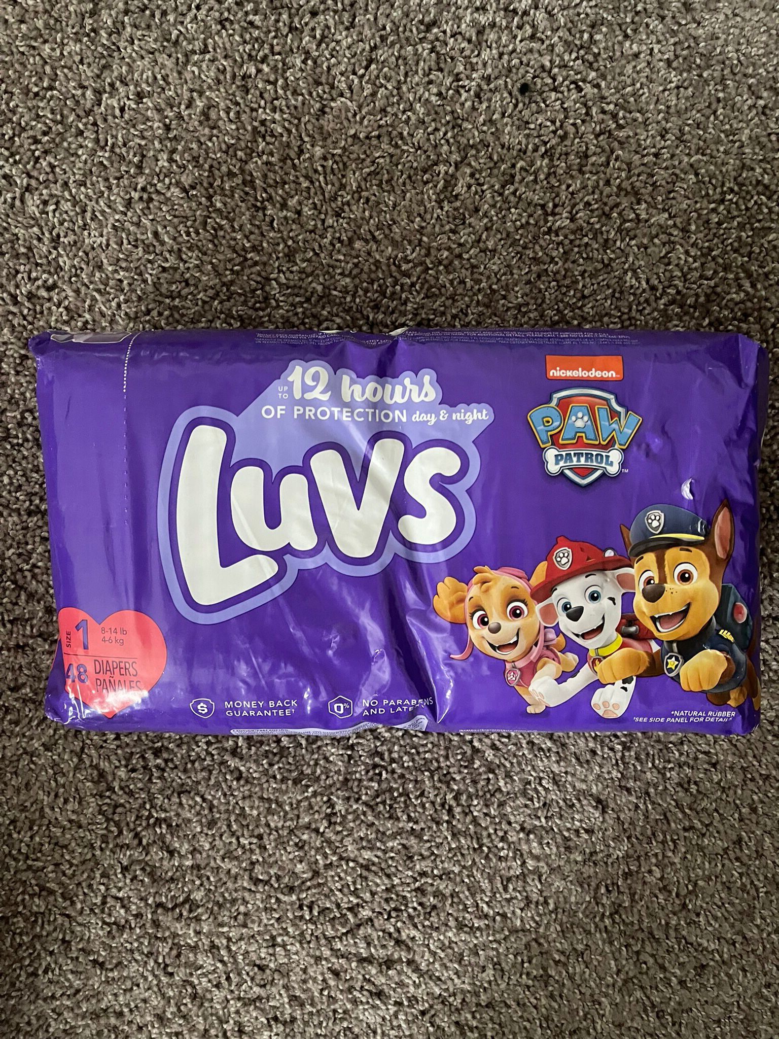 Luvs Size 1 Diapers, 48 Count