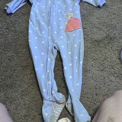 Carter’s Light Purple Polka Dot Footies