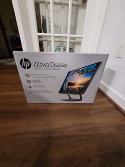 HP Pavilion 22cwa 21.5-Inch Full HD 1080p IPS LED Monitor. New Sealed Box 