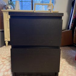 Black Nightstands – Set of 2