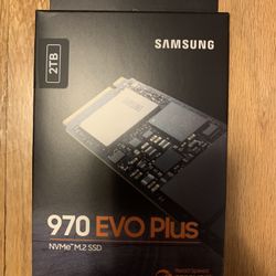 Samsung 970 EVO Plus 2TB m.2 NVMe SSD