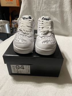 4M/5.5W MSCHF Super Normal 2 White Sneakers Size 4