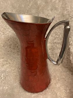 Red Pitcher/Vase Decor