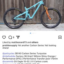Yeti SB140 Mountain Bike