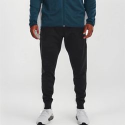 Under Armour Men Sz XL UA Armour Fleece Storm Pants Joggers Black Athletic NWOT