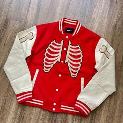 Skeleton Varsity Jacket 