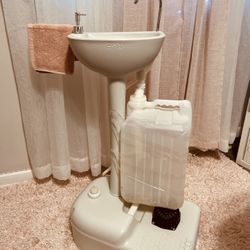 Lavamanos Portable Con Dispensador De Jabon