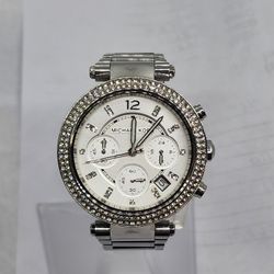 Michael Kors Chronograph Parker Stainless Steel Ladies Watch 40mm