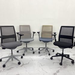 LIKE NEW STEELCASE THINK V2 CHAIRS FULLY LOADED WITH LUMBAR SUPPORT!