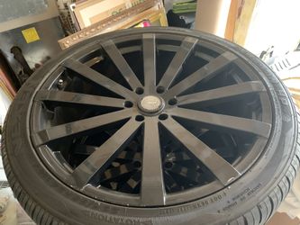 6 lugs 24 inches rims and tires