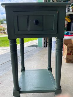 Cabinet with drawer and shelf
