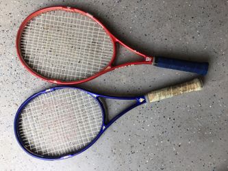Wilson high beam series tennis racquet.